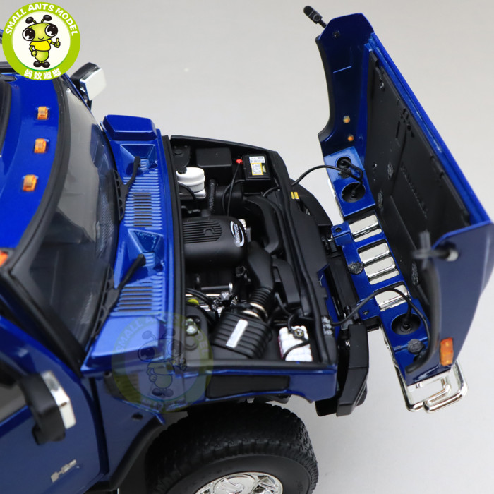 1/18 GreenLight Hummer H2 Diecast Model Car SUV Toys Boys Girls Gifts Blue