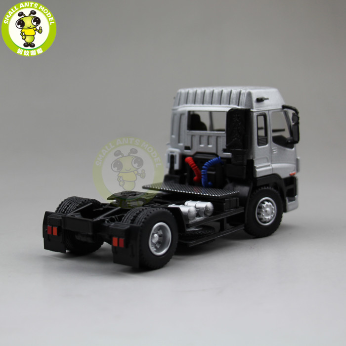 1/50 Isuzu EXR EXZ Truck Trailer Container Diecast Model Silver