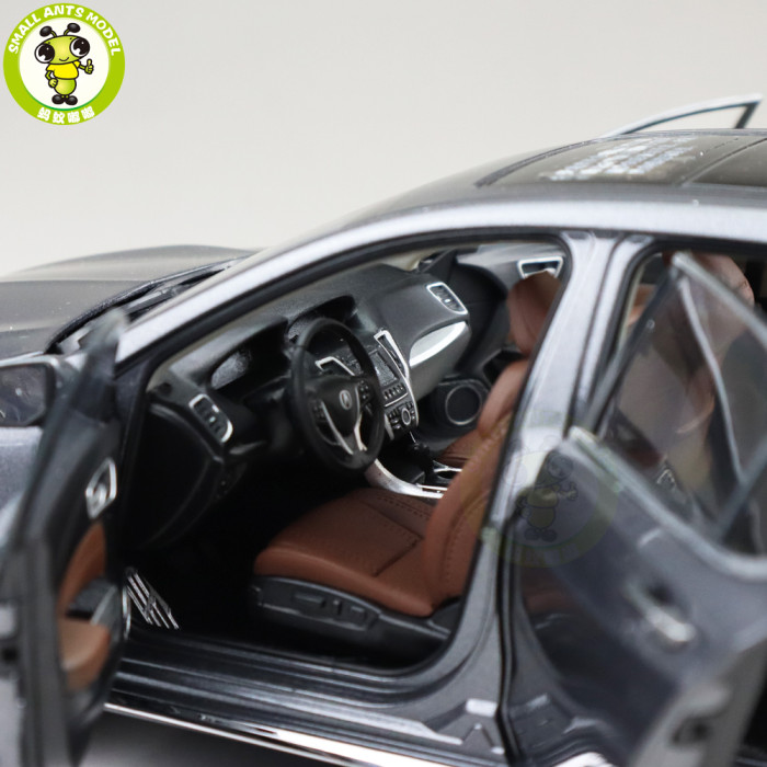 1/18 Honda ACURA TLX L TLX-L Diecast Metal Car Model Toys For Kids Boy Girl Gift Collection Hobby Gray