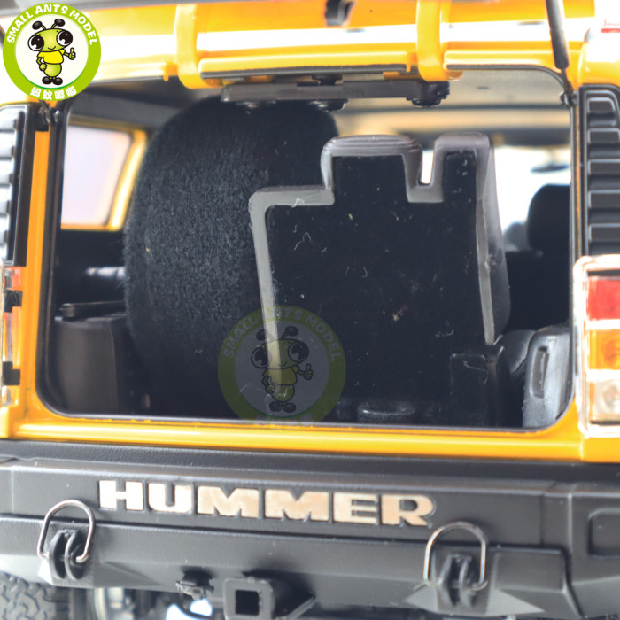 1/18 GreenLight Hummer H2 Diecast Model Car SUV Toys Boys Girls Gifts Yellow