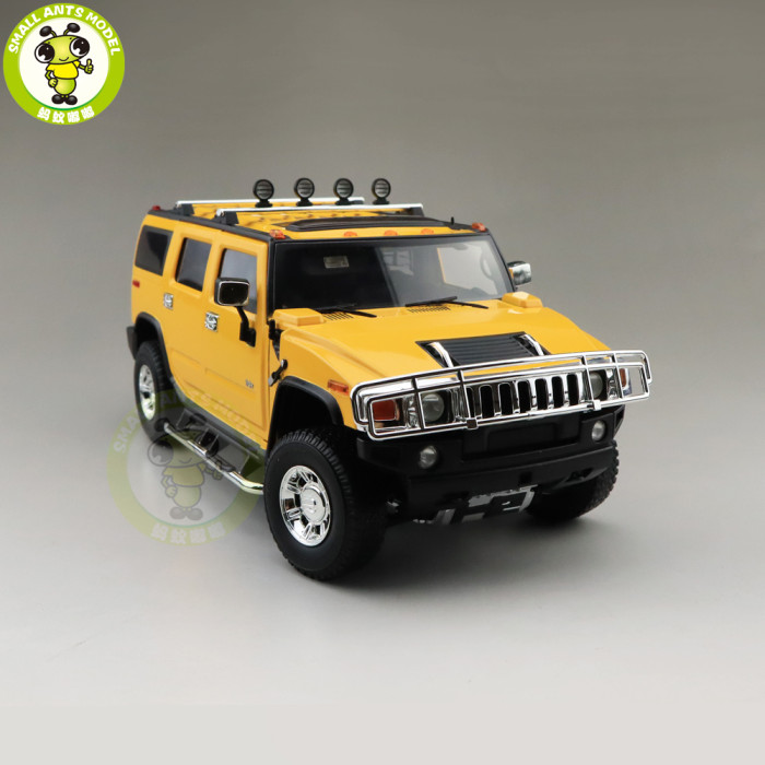 1/18 GreenLight Hummer H2 Diecast Model Car SUV Toys Boys Girls Gifts Yellow