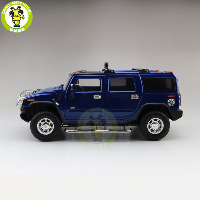 1/18 GreenLight Hummer H2 Diecast Model Car SUV Toys Boys Girls Gifts Blue