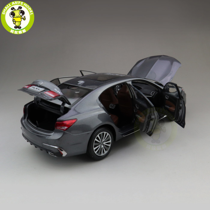 1/18 Honda ACURA TLX L TLX-L Diecast Metal Car Model Toys For Kids Boy Girl Gift Collection Hobby Gray