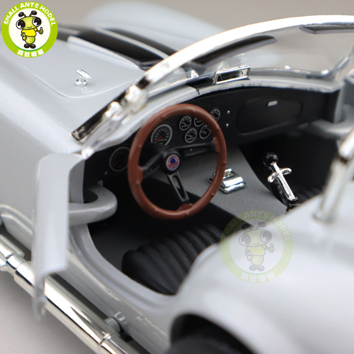 1/18 1964 Ford Shelby COBRA 427 S/C Road Signature Diecast Model Car Toys Boys Girls Gift Silver
