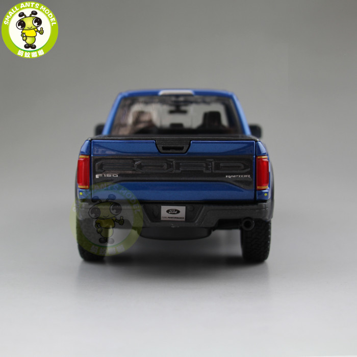 1/24 Maisto Ford F150 F 150 Raptor 2017 Pickup Truck Diecast Metal Car Model Toys for kids Boy Girl Gift Collection Blue