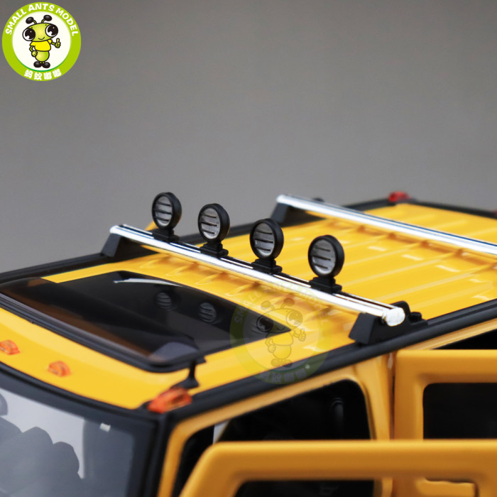 1/18 GreenLight Hummer H2 Diecast Model Car SUV Toys Boys Girls Gifts Yellow