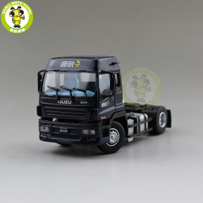 1/50 Isuzu EXR EXZ Truck Trailer Container Deppon Logistics Diecast Model Blue
