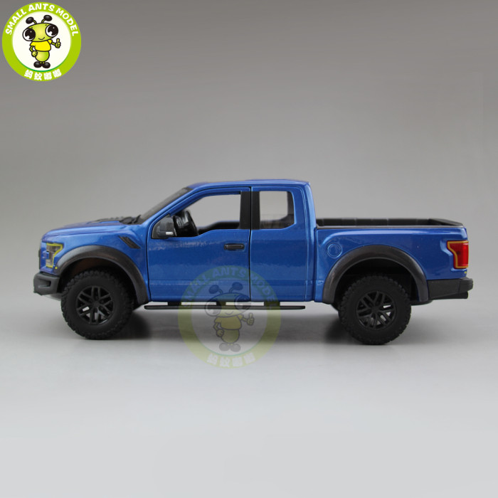 1/24 Maisto Ford F150 F 150 Raptor 2017 Pickup Truck Diecast Metal Car Model Toys for kids Boy Girl Gift Collection Blue