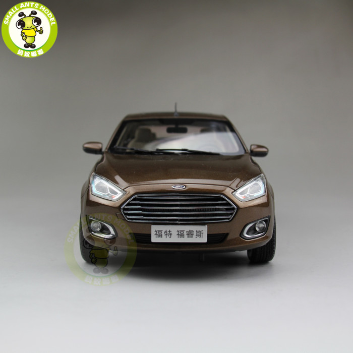 1/18 Ford Escort Diecast car model for collection gifts hobby Brown