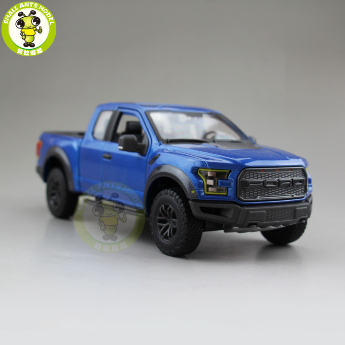 1/24 Maisto Ford F150 F 150 Raptor 2017 Pickup Truck Diecast Metal Car Model Toys for kids Boy Girl Gift Collection Blue