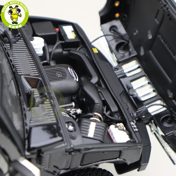 1/18 GreenLight Hummer H2 Diecast Model Car SUV Toys Boys Girls Gifts Black Color