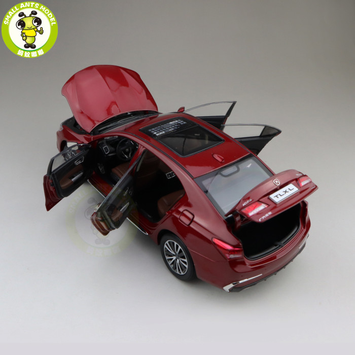 1/18 Honda ACURA TLX L TLX-L Diecast Metal Car Model Toys For Kids Boy Girl Gift Collection Hobby Red