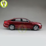 1/18 Honda Accord 10th Sedan Diecast Metal Car Model Toys Boy Girl Birthday Gift Collection Hobby Red