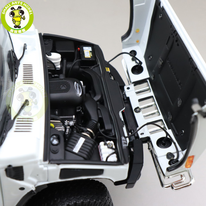 1/18 GreenLight Hummer H2 Diecast Model Car SUV Toys Kids Boys Girls Gifts White color