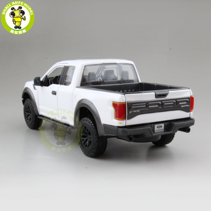 1/24 Maisto Ford F150 F 150 Raptor 2017 Pickup Truck Diecast Metal Car Model Toys for kids Boy Girl Gift Collection White