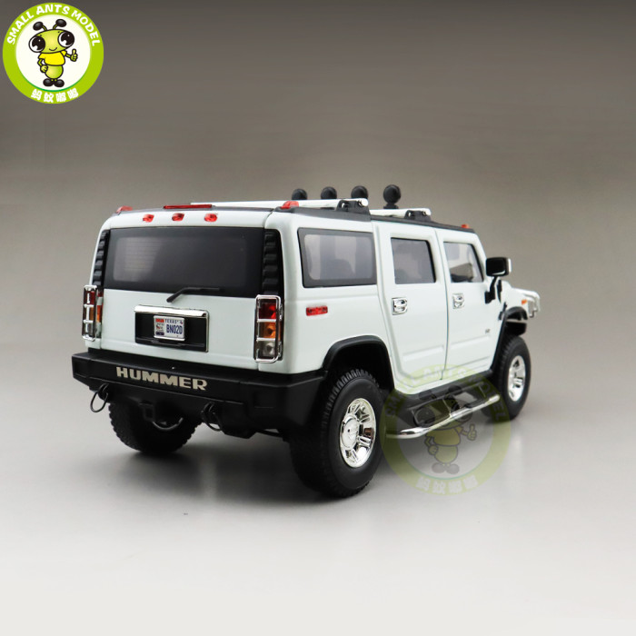 1/18 GreenLight Hummer H2 Diecast Model Car SUV Toys Kids Boys Girls Gifts White color