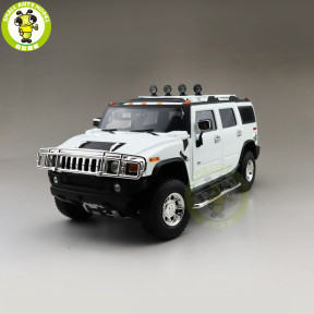 1/18 GreenLight Hummer H2 Diecast Model Car SUV Toys Kids Boys Girls Gifts White color