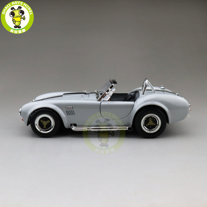 1/18 1964 Ford Shelby COBRA 427 S/C Road Signature Diecast Model Car Toys Boys Girls Gift Silver