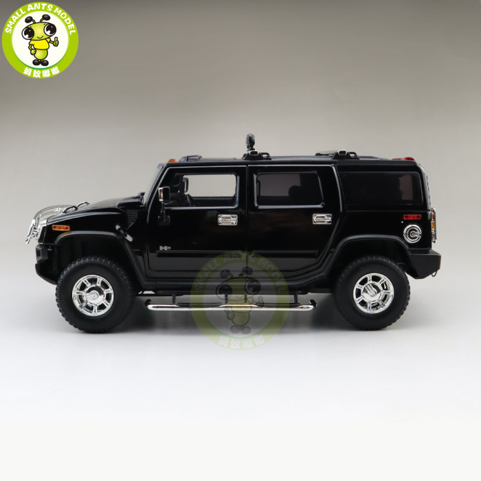 1/18 GreenLight Hummer H2 Diecast Model Car SUV Toys Boys Girls Gifts Black Color