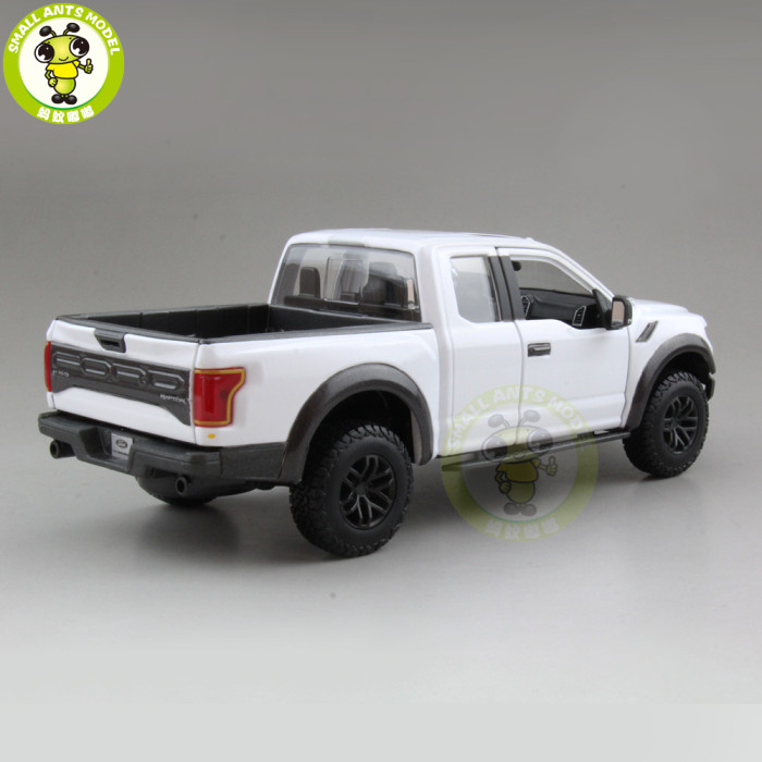1/24 Maisto Ford F150 F 150 Raptor 2017 Pickup Truck Diecast Metal Car Model Toys for kids Boy Girl Gift Collection White