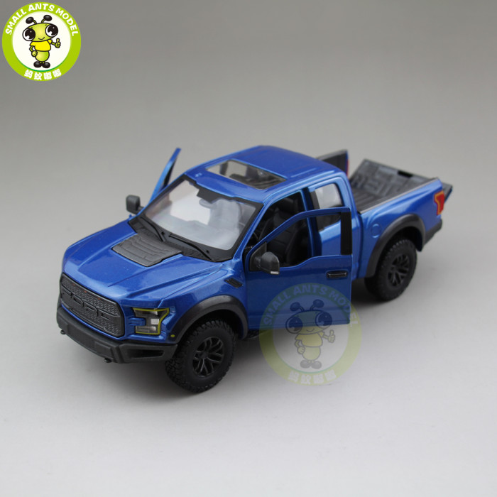 1/24 Maisto Ford F150 F 150 Raptor 2017 Pickup Truck Diecast Metal Car Model Toys for kids Boy Girl Gift Collection Blue