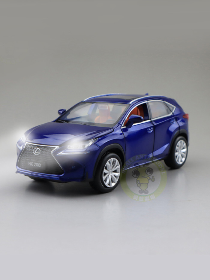 1/32 JACKIEKIM Toyota Lexus NX200T Diecast Model CAR SUV Toys for kids children Sound Lighting Pull Back gifts