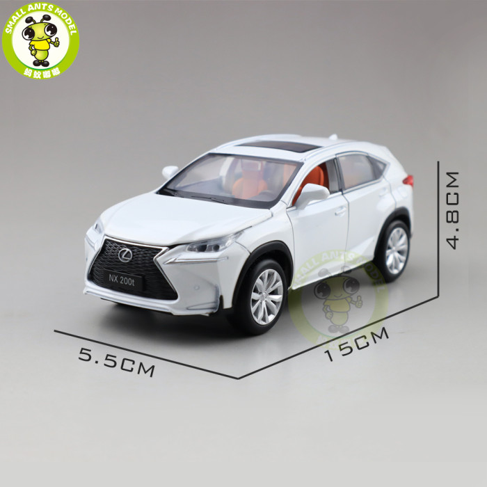 1/32 JACKIEKIM Toyota Lexus NX200T Diecast Model CAR SUV Toys for kids children Sound Lighting Pull Back gifts