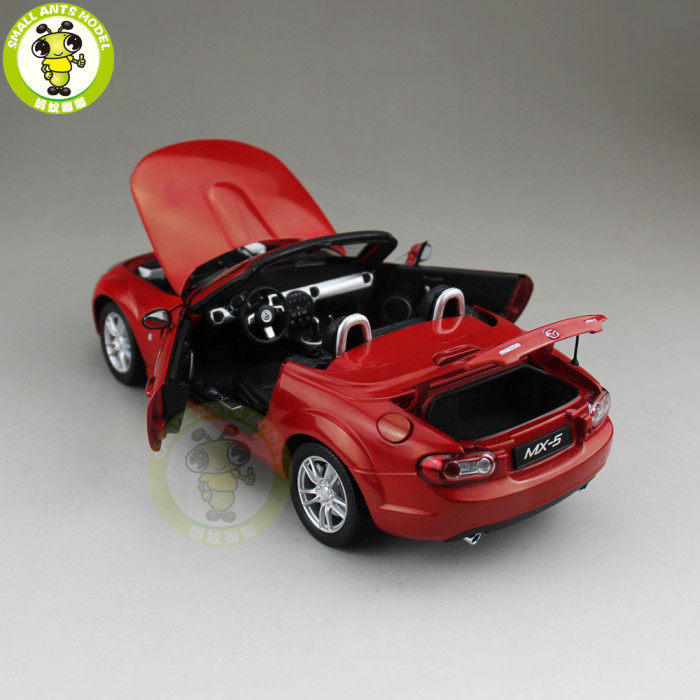 1/18 Mazda MX-5 MX 5 Roadster Diecast Metal Car Model Toy Boy Girl Gift Collection Red
