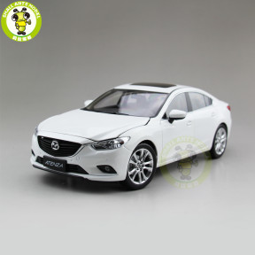 1/18 Mazda 6 ATENZA Diecast Car Model Toy for kids Boy Girl Gift Collection White