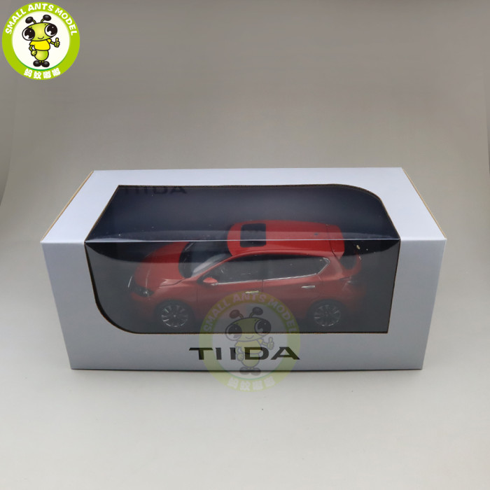 1/18 Nissan TIIDA Diecast Metal Car Model Toys kids Boy Girl Gift Collection Hobby Red