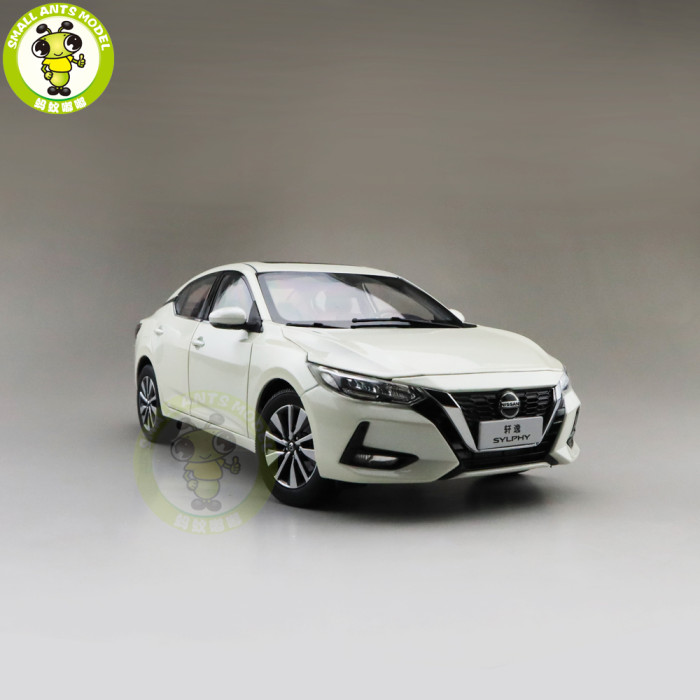 1/18 Nissan SYLPHY 2019 2020 Diecast Metal Car Model Toys kids Boys Girls Gifts White