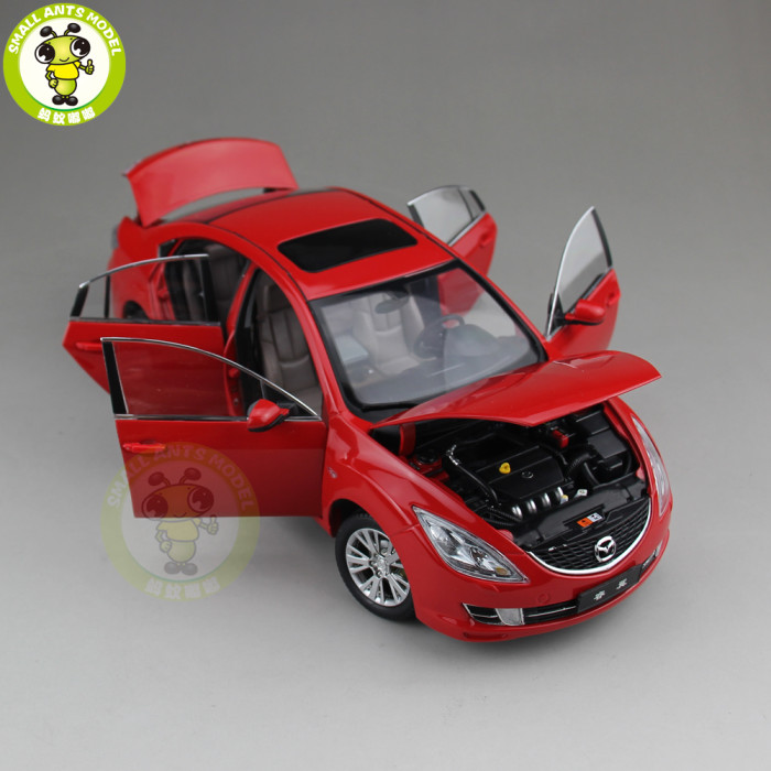 1/18 Mazda 6 Sedan Diecast Metal Car Model Toy Boy Girl Gift Collection Red