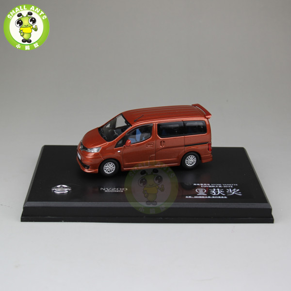 1/43 Nissan NV200 Diecast Mpv Car Model Toys Orange