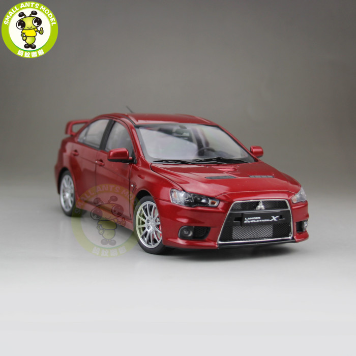 1/18 Mitsubishi Lancer EVO-X EVO X 10 Left Steering Wheel Diecast Metal Car Model Toy Boy Girl Gift Red Color