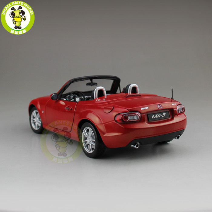 1/18 Mazda MX-5 MX 5 Roadster Diecast Metal Car Model Toy Boy Girl Gift Collection Red