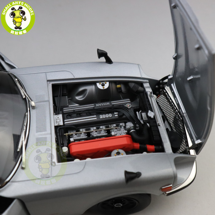 1/18 Autoart 77437 1969 NISSAN Fairlady Z432 PS30 Diecast Model Car Toys Boys Girls Birthday Gift Silve