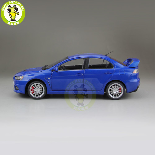 1/18 Mitsubishi Lancer EVO-X EVO X 10 Left Steering Wheel Diecast Metal Car Model Toy Boy Girl Gift Blue