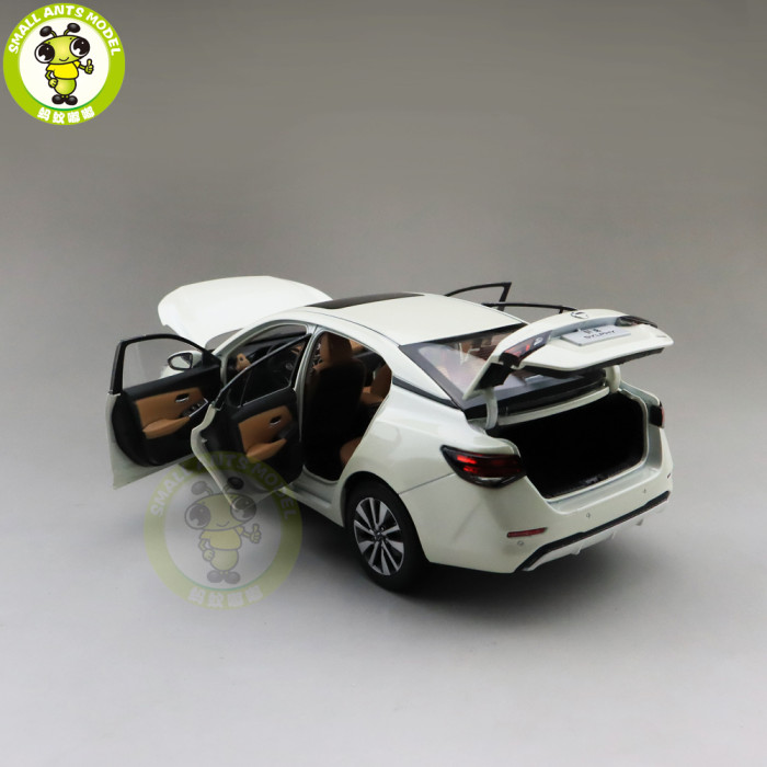 1/18 Nissan SYLPHY 2019 2020 Diecast Metal Car Model Toys kids Boys Girls Gifts White