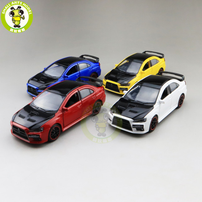 1/32 JACKIEKIM Mitsubishi Lancer EVO X 10 BBS RHD With Black Roof Diecast Model CAR Toys for kids Boy girl Gifts