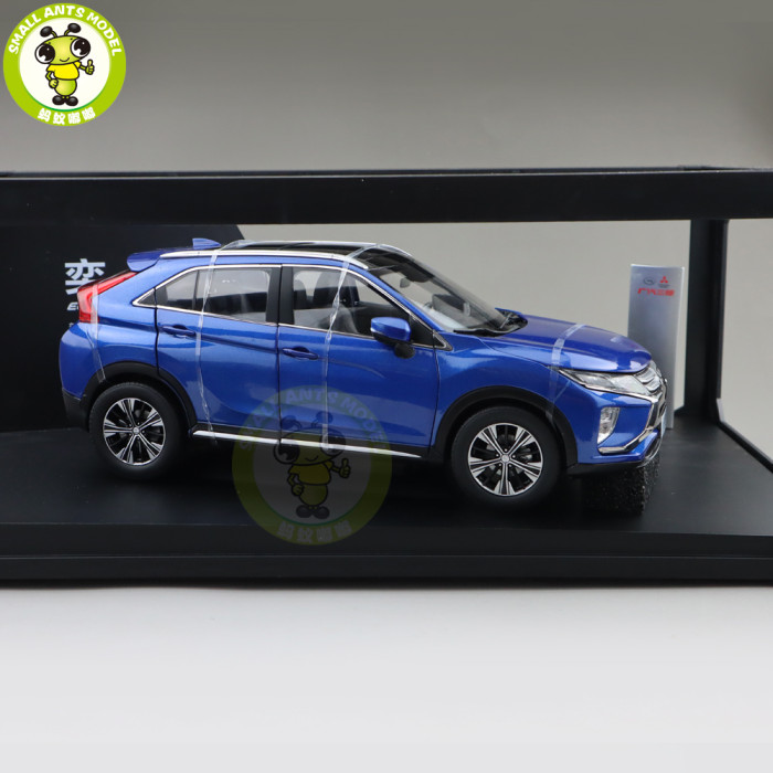 1/18 Mitsubishi ECLIPSE CROSS SUV Diecast Metal Car SUV Model Toys kids Boy Girl Gift Collection Blue