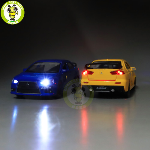 1/32 JACKIEKIM Mitsubishi Lancer EVO X 10 BBS RHD Diecast Model CAR Toys for kids Boy girl Gifts