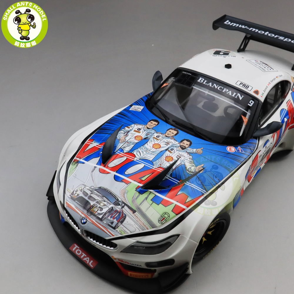 1/18 MINICHAMPS 2015 BMW Z4 GT3 24H de Spa Zanardi/Spengler/Glock