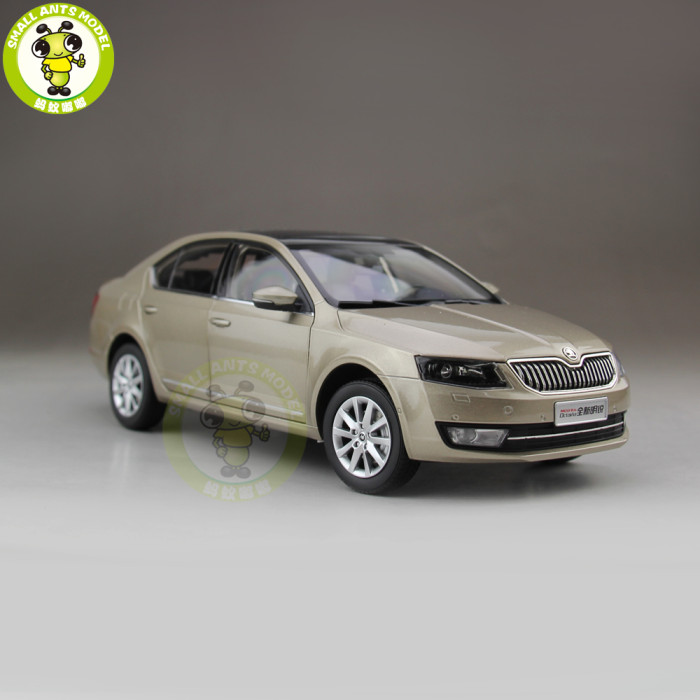 1/18 VW Skoda Octavia 2014 Diecast Metal CAR MODEL Toy Boy Girl gift Gold
