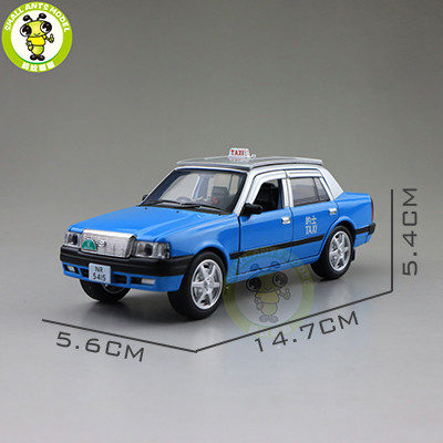 1/32 JACKIEKIM Toyota Crown HongKong Taxi Diecast Model CAR Taxi Toys for kids children Sound Lighting Pull Back gifts