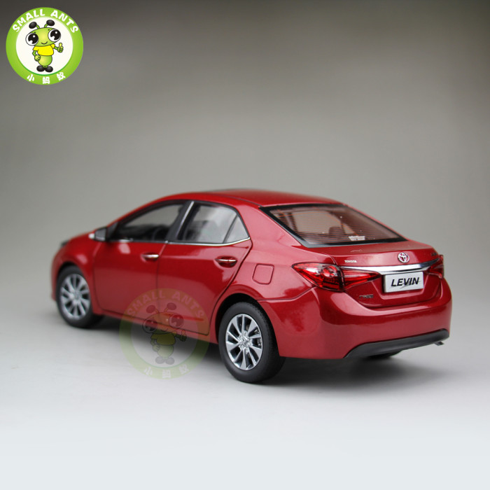 1:18 Toyota Levin Corolla 2014 Diecast Car Model Red Color