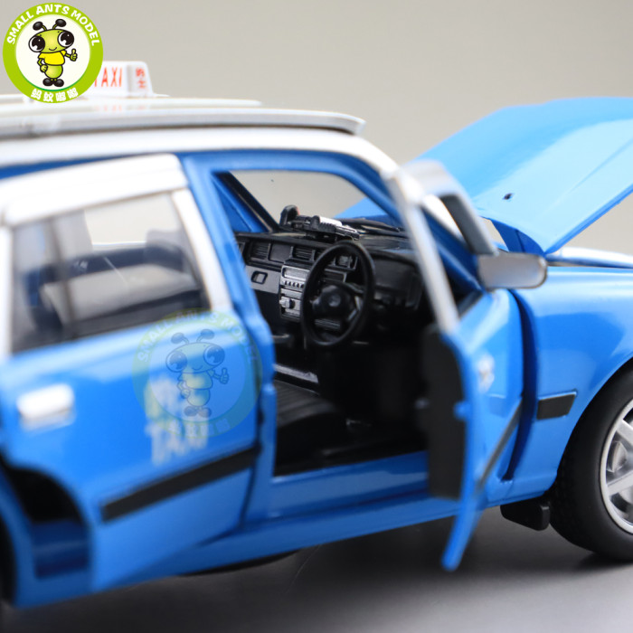 1/32 JACKIEKIM Toyota Crown HongKong Taxi Diecast Model CAR Taxi Toys for kids children Sound Lighting Pull Back gifts