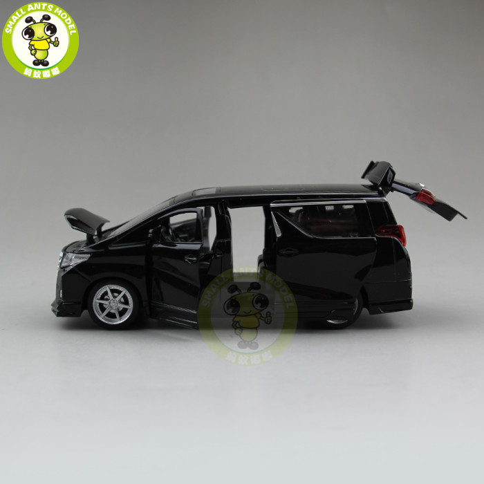 1/32 JACKIEKIM Toyota ALPHARD ROWEN Japan PREMIUM S-grade Diecast Model CAR Toys for kids Sound Lighting Pull Back gifts