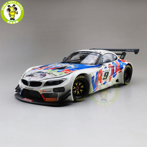 1/18 MINICHAMPS 2015 BMW Z4 GT3 24H de Spa Zanardi/Spengler/Glock #9 Diecast Model Car Toys Gifts