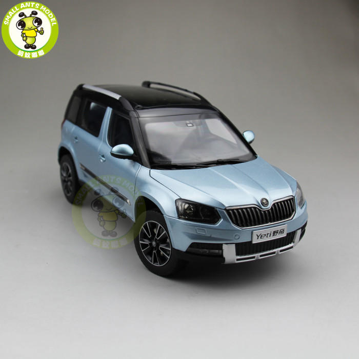 1/18 VW Skoda Yeti SUV Diecast Metal SUV CAR MODEL gift hobby collection Blue