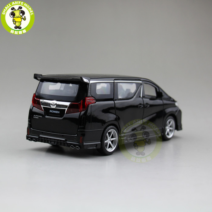 1/32 JACKIEKIM Toyota ALPHARD ROWEN Japan PREMIUM S-grade Diecast Model CAR Toys for kids Sound Lighting Pull Back gifts
